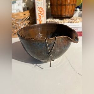 Silver Ankh Pendant Necklace